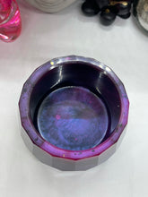 Load image into Gallery viewer, Perfectly Purple Faceted Crystal Candle Holder