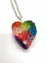 Load image into Gallery viewer, Heart/Planchette Druzy Pendant Necklaces