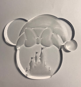 Female Mouse Castle Ornament Silicone Mold