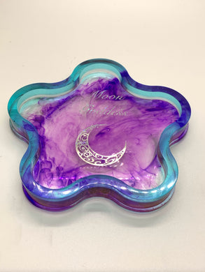 Moon Goddess Flower Shaped Dish