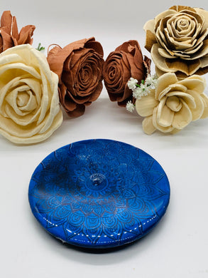 Blue Sea Holographic Mandala Incense Burner