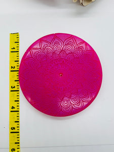 Pink Mandala Incense Holder