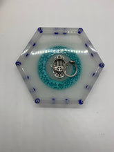 Load image into Gallery viewer, Evil Eye Hexagon Jewelry Dish