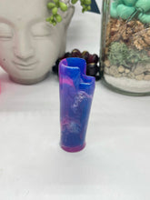 Load image into Gallery viewer, Pink,Blue and White Swirl Clipper Lighter Sleeve