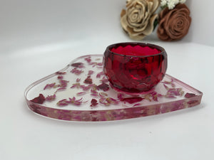 Rose Petal Planchette Jewelry Dish