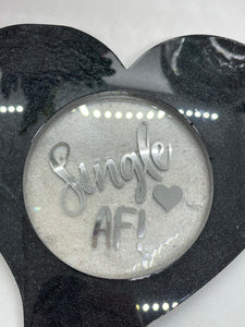 Single AF Heart Candle Dish