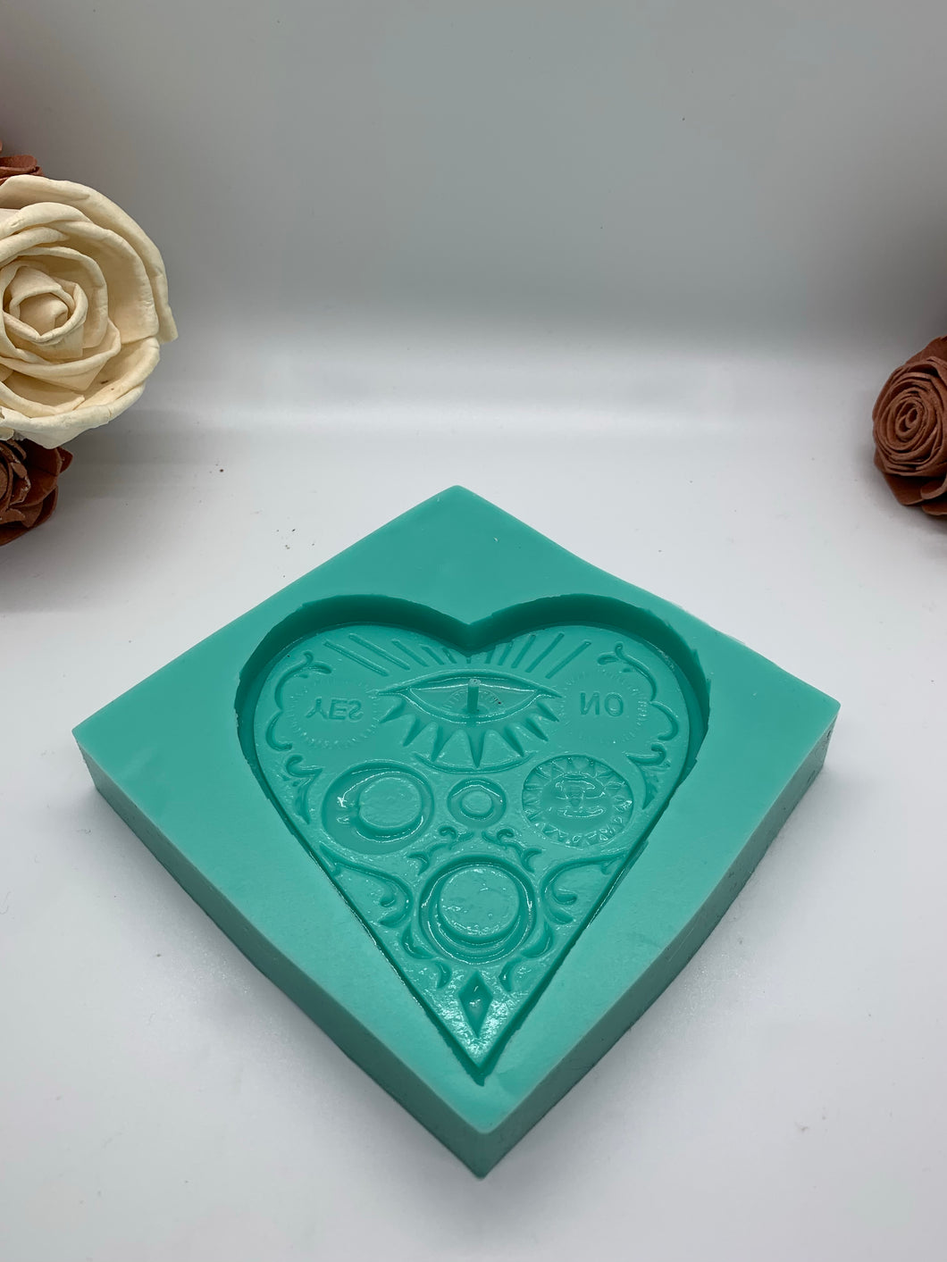 Engraved Triple Moon Planchette Silicone Mold