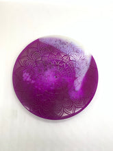 Load image into Gallery viewer, Purple &amp; White Mandala Incense Burner