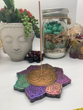 Load image into Gallery viewer, Color Shifting Ohm Incense Burner