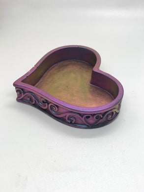 Color Shift Heart Trinket Dish