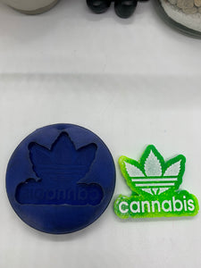 Cannabis KeyChain Silicone Mold