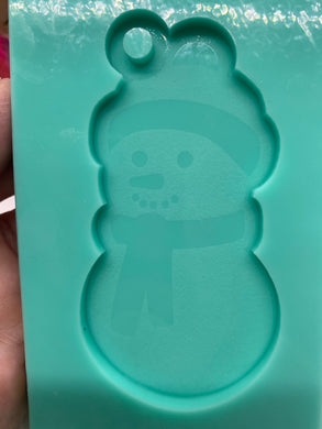 Snowman Ornament Silicone Mold