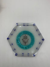 Load image into Gallery viewer, Evil Eye Hexagon Jewelry Dish