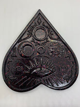 Load image into Gallery viewer, Glitter Triple Moon Planchette Incense Holder