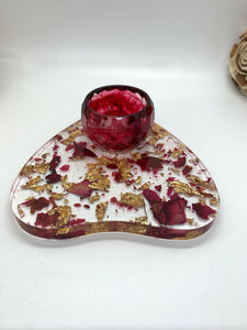 Gold and Rose Planchette Jewelry Dish