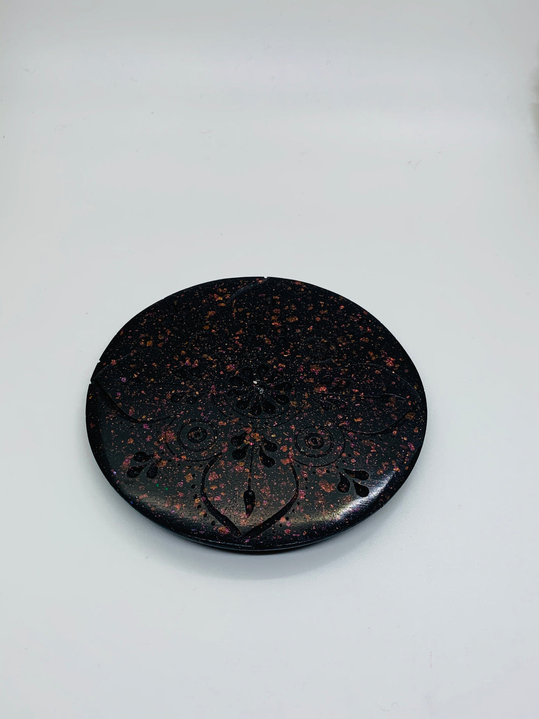 Glitter Speckled Mandala Incense Burner