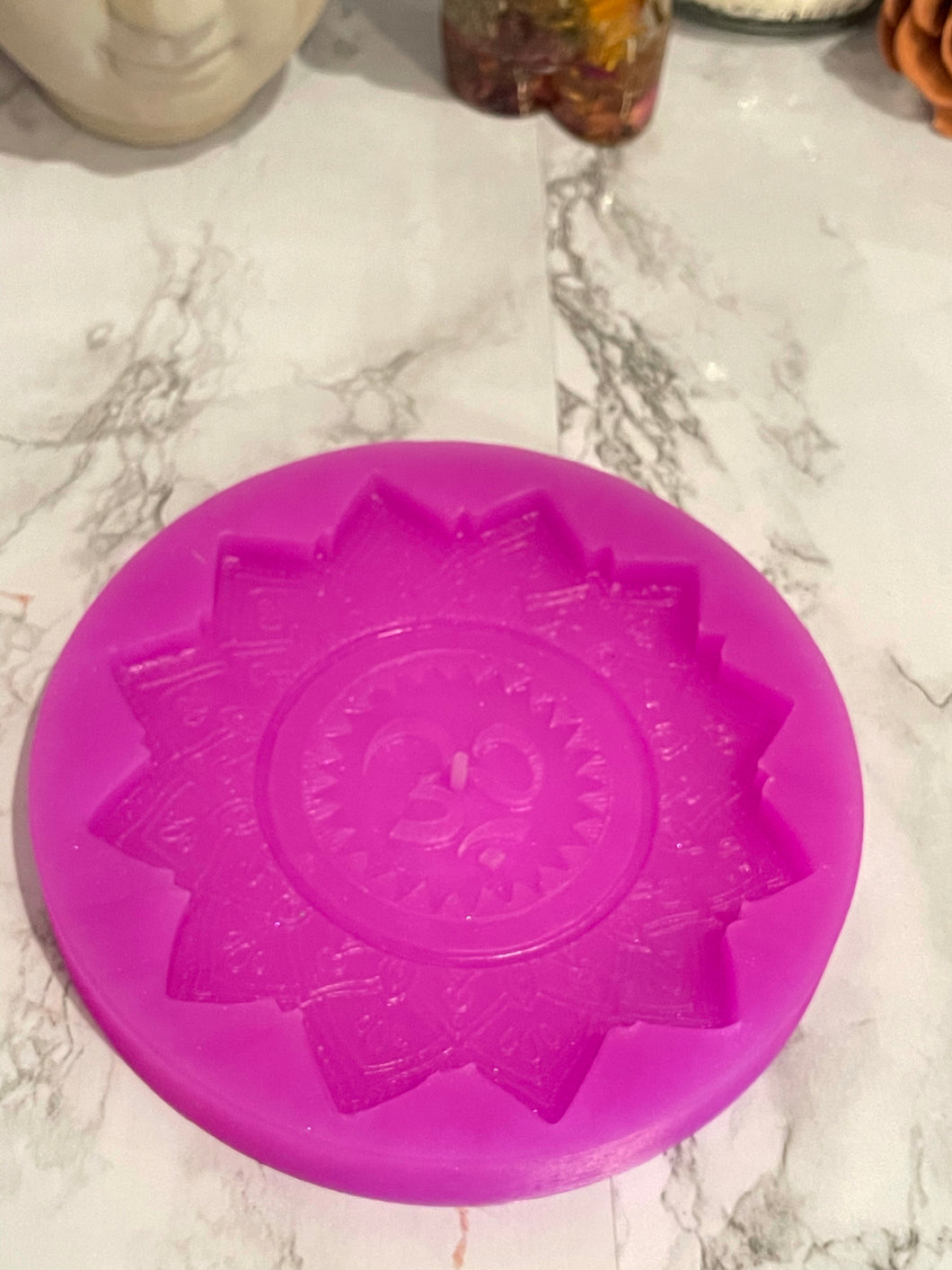 Mandala Ohm Incense #2 Silicone Mold