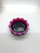 Load image into Gallery viewer, Black and Magenta Crystal Votive