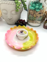 Load image into Gallery viewer, Pink and Green Ring Bowl Trinket Dish