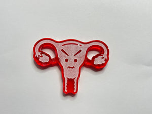 Angry Uterus Silicone Mold