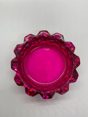 Pink Beauty Crystal Dish