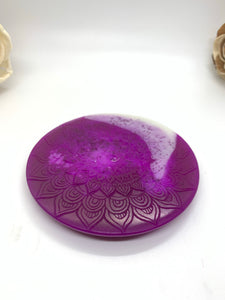 Purple & White Mandala Incense Burner