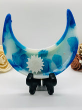 Load image into Gallery viewer, White and Blue Moon Trinket/ Jeweley Dish