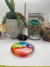 Load image into Gallery viewer, Rainbow Flower of Life Incense Burner