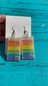 Pride All For Love Earring/Pendant Silicone Mold