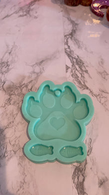 Kitty Paw Keychain Silicone Mold