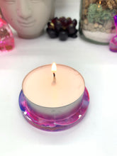 Load image into Gallery viewer, Pink and Blue Swirl 2.25 inch Votive