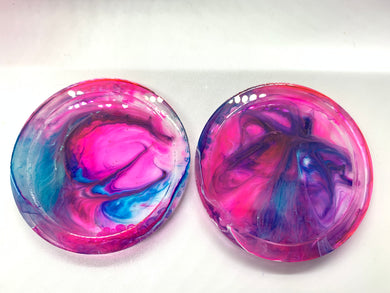 Pink and Blue Swirl 2.25 inch Votive