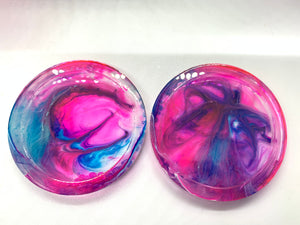 Pink and Blue Swirl 2.25 inch Votive