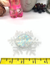 Load image into Gallery viewer, Snowflake Glitter Votive