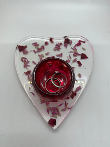 Rose Petal Planchette Jewelry Dish