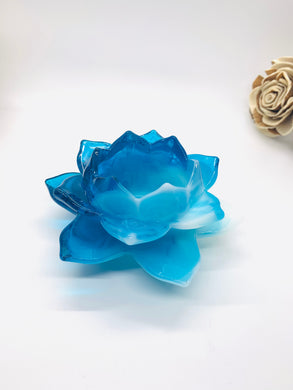Ocean Inspired Lotus Votive