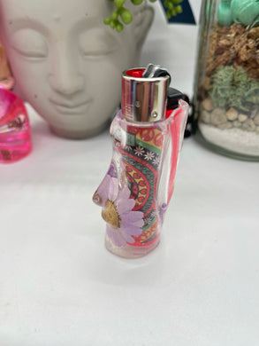 Flower Moai Clipper Lighter Sleeve