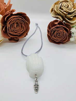 Skeleton Hand Rear View Mirror Charm