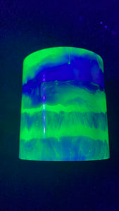 Neon Marble Large Stash Jar