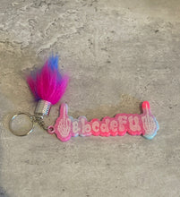 Load image into Gallery viewer, ABCDEFU Keychain Silicone Mold