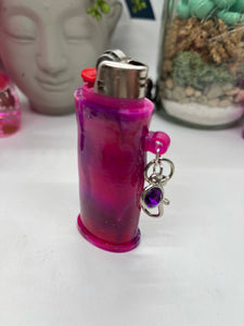 Magenta and Purple Lighter Sleeve