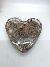 Load image into Gallery viewer, Flower Filled Heart Shaped Jewelry/Trinket Dish