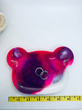 Load image into Gallery viewer, Purple and Magenta Swirl Bear Dish