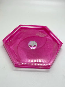 Hot Pink Alien Trinket Dish
