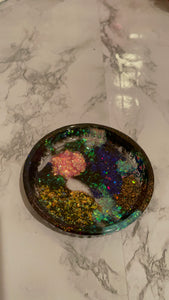 Glitter Vomit Crystal Dish