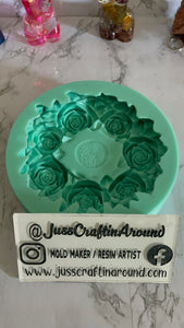 Roses Tea Light/Sphere Holder Silicone Mold