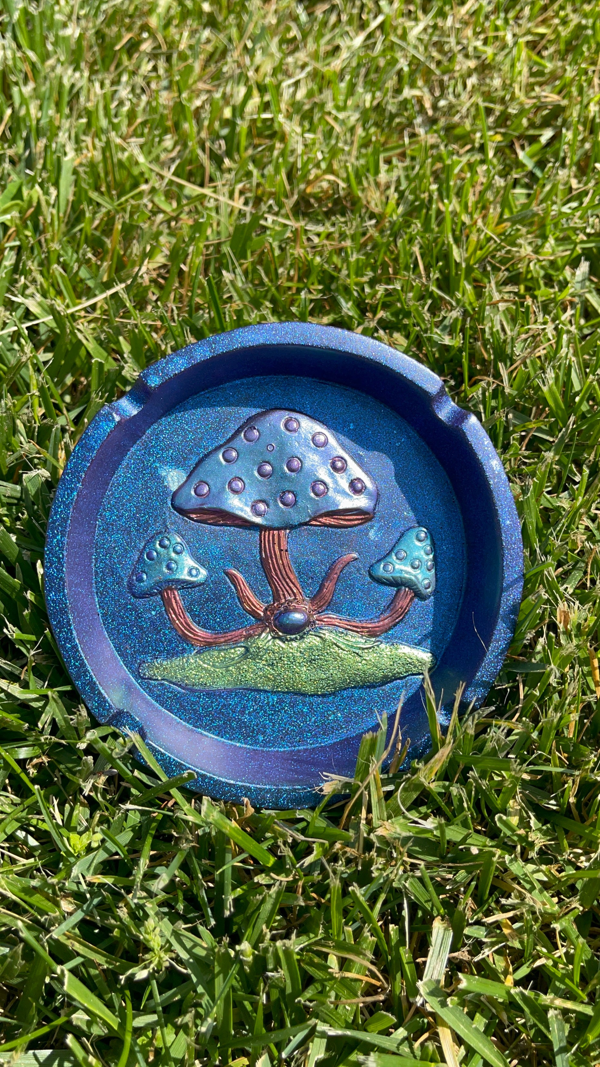 Galactic Mushroom Ashtray – JussCraftinAround